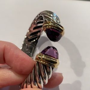 David yurman amethyst gold silver see pic waverly